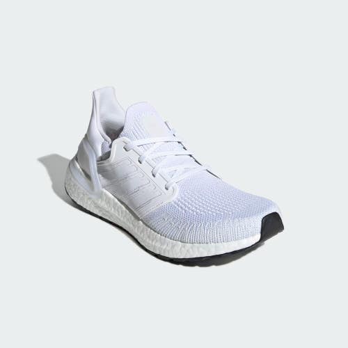Adidas UltraBoost 20 EG0713 Sneakers Women 5 White Low Top Running Shoes GBNC599