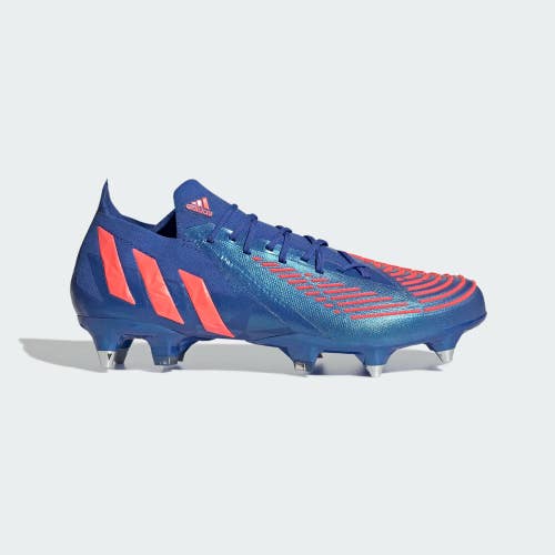 Adidas Predator Edge.1 H02973 Men 10.5 Hi-Res Blue Low Soft Ground Boots GBNC585