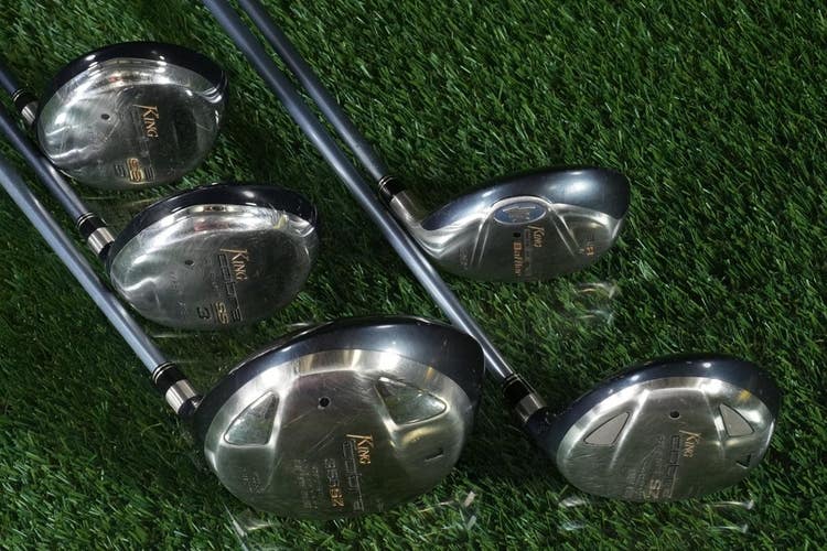 Cobra King Offset Anti-Slice Woods Set 355SZ 1W SS 3W 5W 7W+5H Women's/Ladies RH