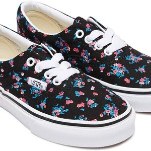 Vans Era VN0A38H88KI Sneaker Kids US 10.5 Black Ditsy Floral Skate Shoes GBNC541