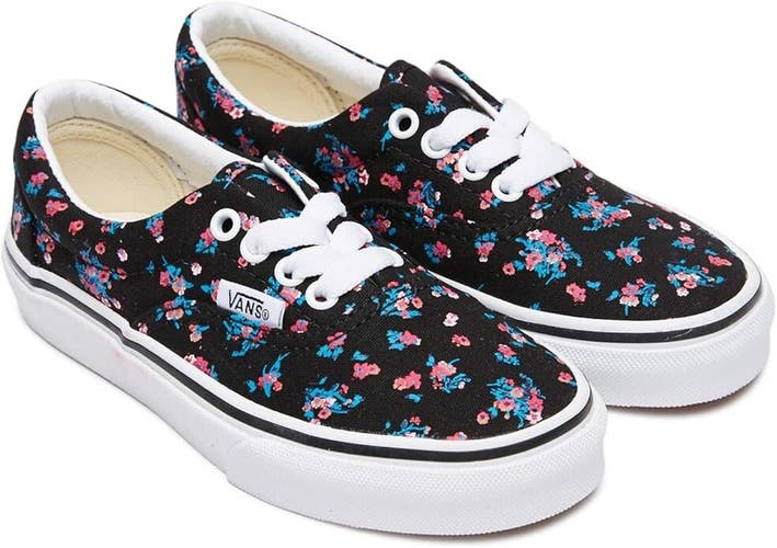 Vans Era VN0A38H88KI Sneaker Kids US 10.5 Black Ditsy Floral Skate Shoes GBNC541