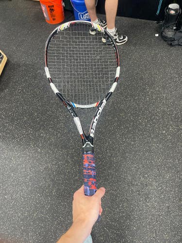 Used Babolat PURE DRIVE F0 Adult Tennis Racquet Black 4 3/8" 11337-S000484361