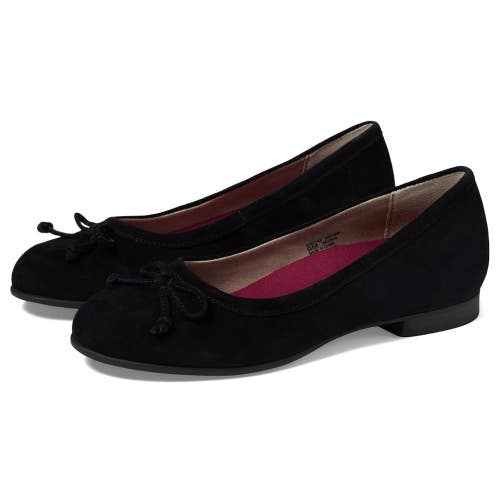 Munro Joslynn M531886 Ballet Flat Women 10 Black Suede Almond Toe Slip On ZAP274