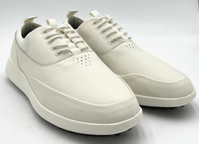 Wolf & Shepherd Crossover Sneakers Men's US 12.5 White Leather Golf Shoes ZAP594