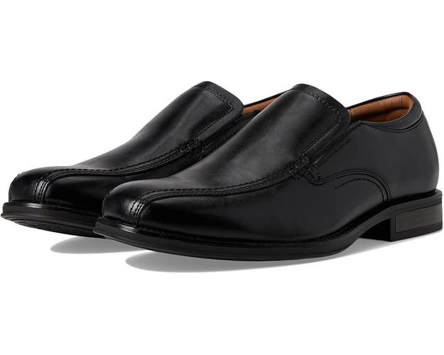 Dockers Greer 90-43514 Oxford Men US 13 Black Leather Slip On Dress Shoes ZAP361