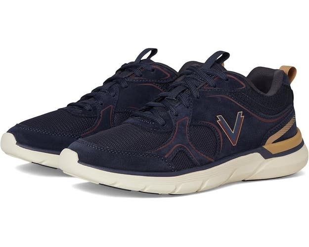 Vionic Walk Parkside Sneakers Women's US 12 Navy Cherry Walking Shoes ZAP481