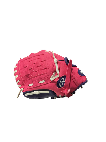 Used Rawlings PINK TBALL GLOVE BB/SB Glove T-ball Pink 9" 11834-S000049429