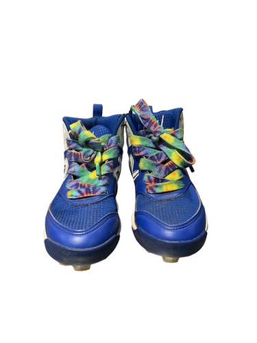 Used New Balance BLUE/WHT CLEATS BB/SB Cleats Royal Blue Junior 01 11834-S000049403