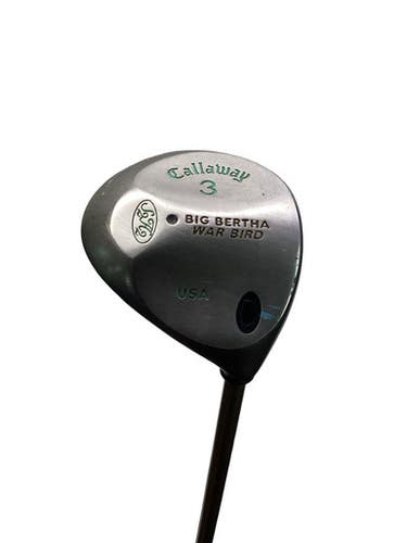 Used Callaway BIG BERTHA WARBIRD Womens Fairway Wood RH 3 Wood 11347-S000267362