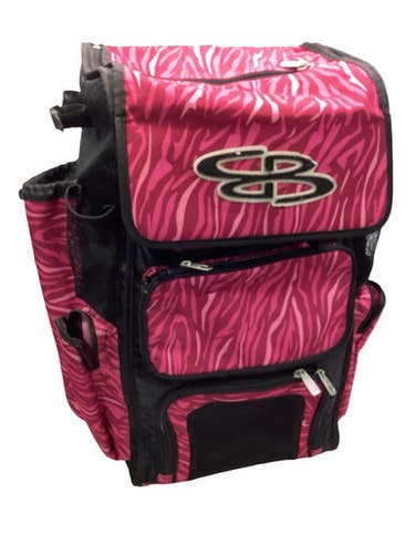 Used BoomBah PINK CAMO BB/SB Player Wheeled Bag Pink 11347-S000267342