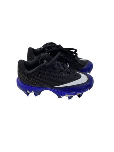 Used Nike VAPOR BB/SB Cleats Black And Royal Blue Youth 10.0 11347-S000267320