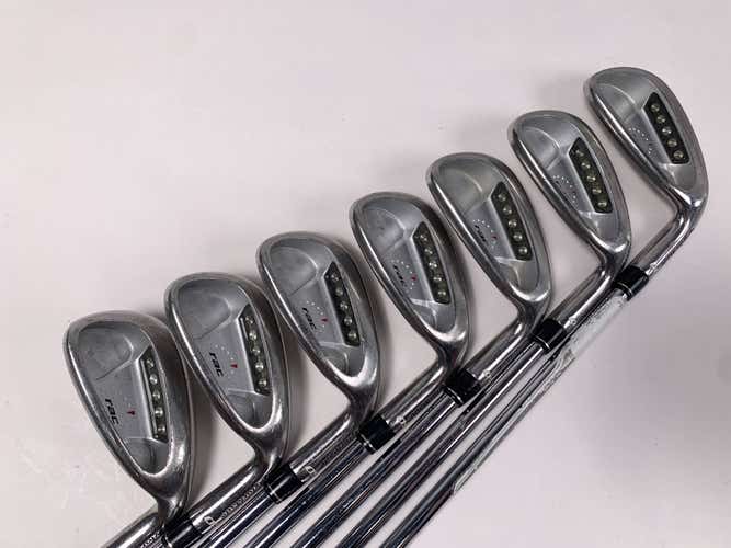 TaylorMade Rac OS Iron Set 5-PW+GW Light Metal 95g Stiff Steel Mens RH