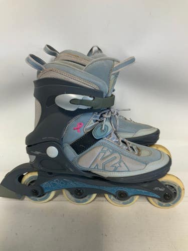 Used K2 ATHENA Senior Rec Fitness Skates Grey Senior 9 11823-S000038493
