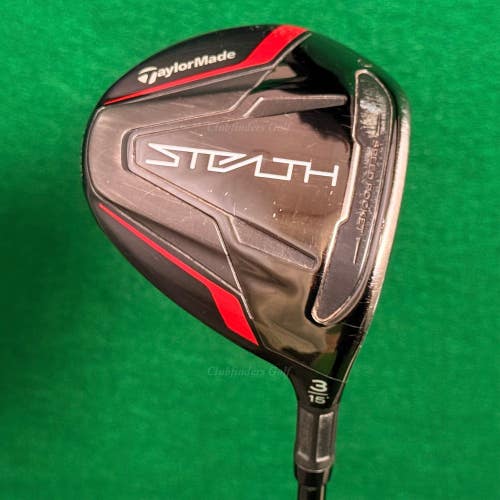 TaylorMade Stealth 15 Fairway Wood 3 Fujikura Ventus Red FW 6-S Stiff w/ HC