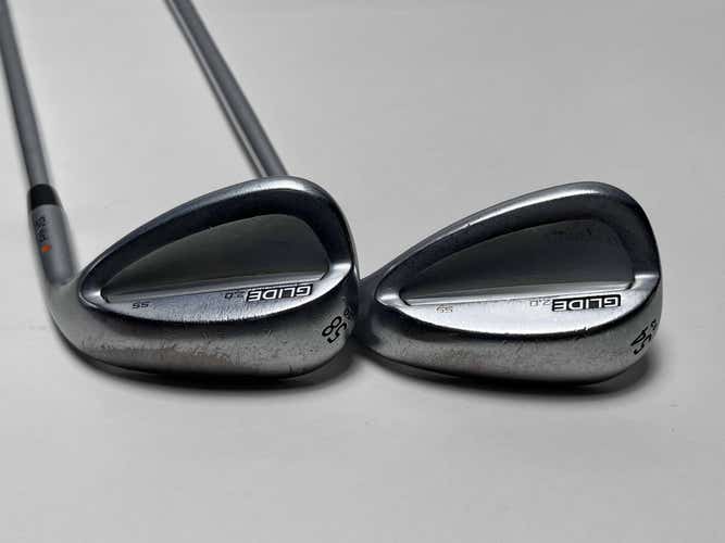 Ping Glide 2.0 Wedge Set 54* 12 58* 10 Orange Dot S300 120g Stiff Steel Mens RH