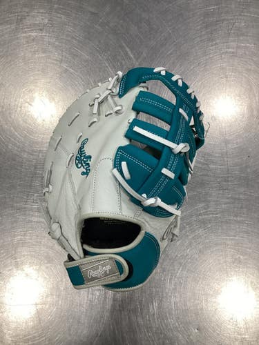 Used Rawlings SHUT OUT BB/SB First Base RH Throw White 12" 11884-S000059912