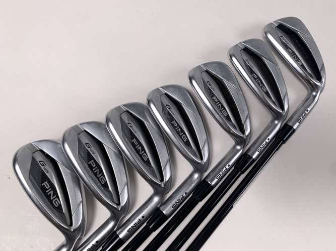 Ping G425 Iron Set 6-PW+GW+SW Black Dot Alta Distanza 40g Senior RH
