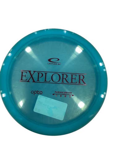 Used Latitude 64 OPTO EXPLORER Disc Golf Driver Royal Blue 168g 11884-S000056671