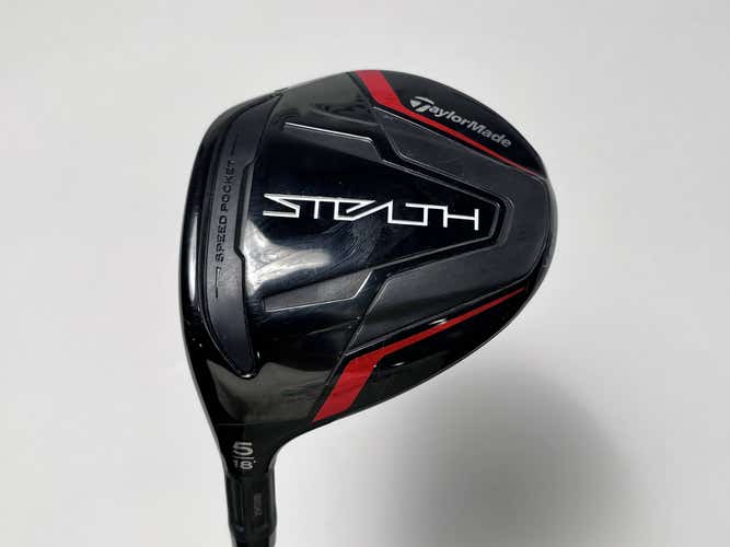 TaylorMade Stealth 5 Fairway Wood 18* Fujikura Atmos Red 5R Regular LH