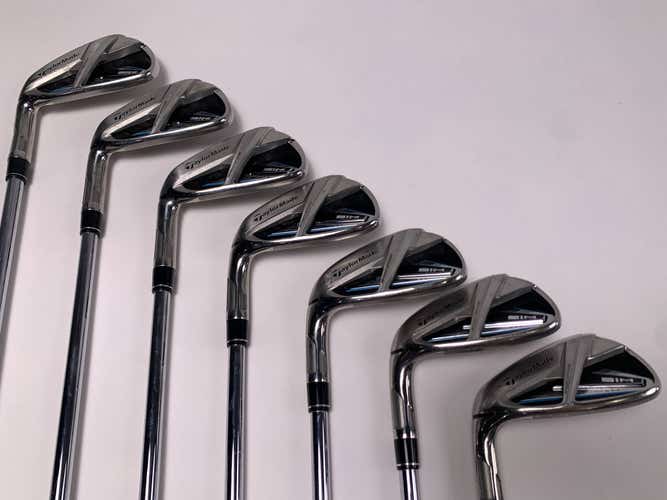 LEFTY TaylorMade SIM MAX Iron Set 5-PW+GW KBS Max 85g Regular LH Midsize Grips