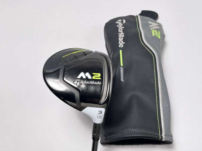 TaylorMade M2 2019 3 Fairway Wood 15* REAX 65g Stiff Graphite Mens RH HC