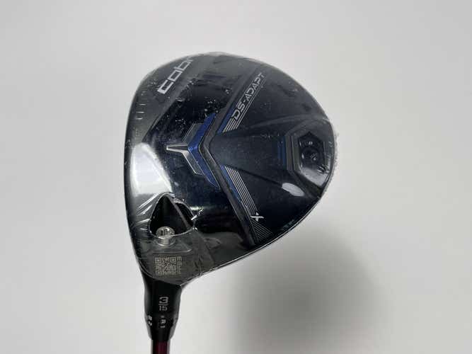 LEFTY Cobra DS-ADAPT X 3 Fairway Wood 15* Project X Denali Red 5.5 Regular NEW
