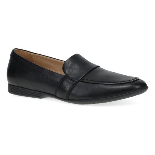 Dansko Linden 2044-020200 Loafer Women's 7.5-8 Black Leather Slip On Shoes RG281