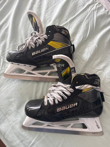 2020 Bauer Supreme 3S Hockey Goalie Skates Regular Width 8 (Used)