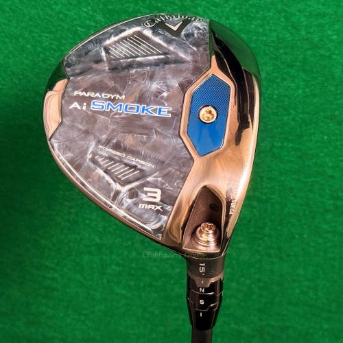 Callaway Paradym Ai Smoke Max 15 Fairway Wood 3 Tensei AV 65 Regular w/ HC