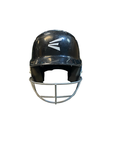 Used Easton BLACK Batting Helmet w/Mask Black MD 11706-S000375192