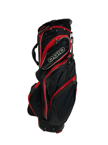 Used Ogio CART BAG Mens Cart Bag Black And Red 11692-S000149531