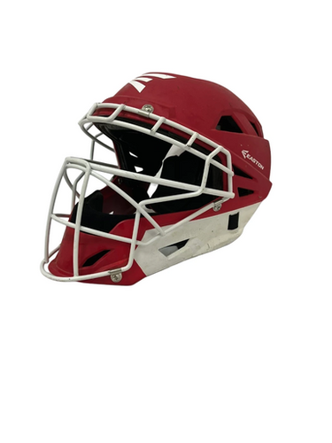 Used Easton FASTPITCH GRIP Catchers Mask Red 11692-S000149555