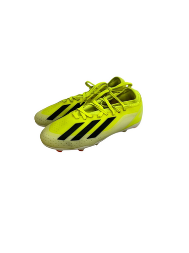 Used Adidas CRAZYFAST Soccer Cleats Optic Yellow Junior 02 11692-S000149572