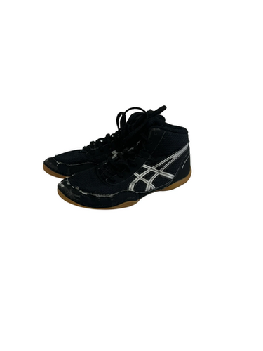 Used Asics MATFLEX Wrestling Shoes Black Junior 01.5 11692-S000149583