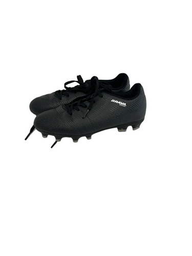 Used Brava BLACK SOCCER Soccer Cleats Black Junior 01.5 11692-S000149607
