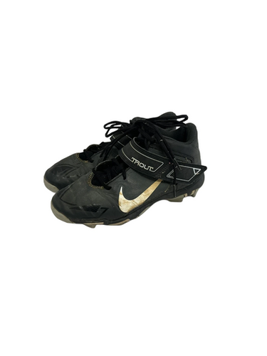 Used Nike TROUT BB/SB Cleats Black Junior 05.5 11692-S000149618