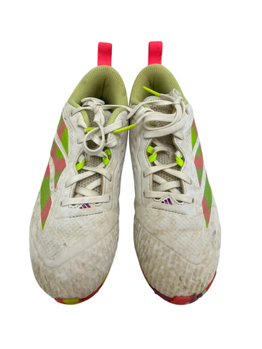 Used Adidas ADIZERO INSTINCT BB/SB Cleats White Junior 04.5 11692-S000149467