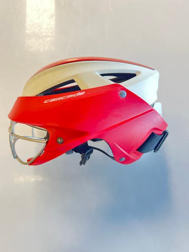 Used Cascade CASCADE LX Lacrosse Helmet Red One Size 11860-S000307257