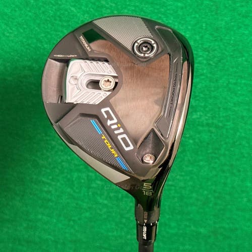 TaylorMade Qi10 Tour 18 Fairway Wood 5 Mitsubishi REAX Silver 75 Stiff w/ HC