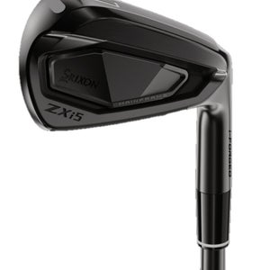 Srixon ZXi5 Black Chrome Iron Set 5-PW+AW (Steel Dynamic Gold Mid 115 Tour