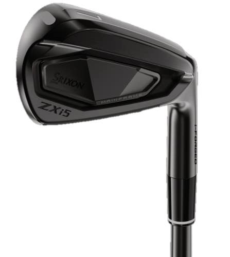 Srixon ZXi5 Black Chrome Iron Set 5-PW+AW (Steel Dynamic Gold Mid 115 Tour
