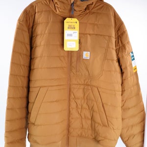 Carhartt Men's Rain Defender Lightweight Insulated Hooded Jacket Size L NWT READ