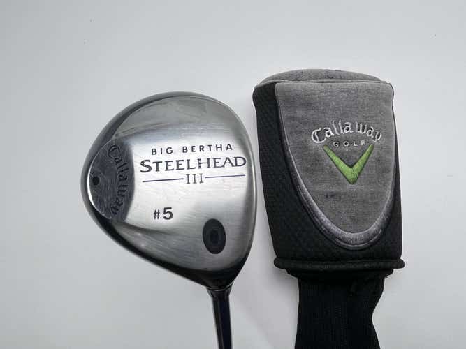 Callaway Steelhead III 5 Fairway Wood 18* Ladies Graphite Womens RH HC