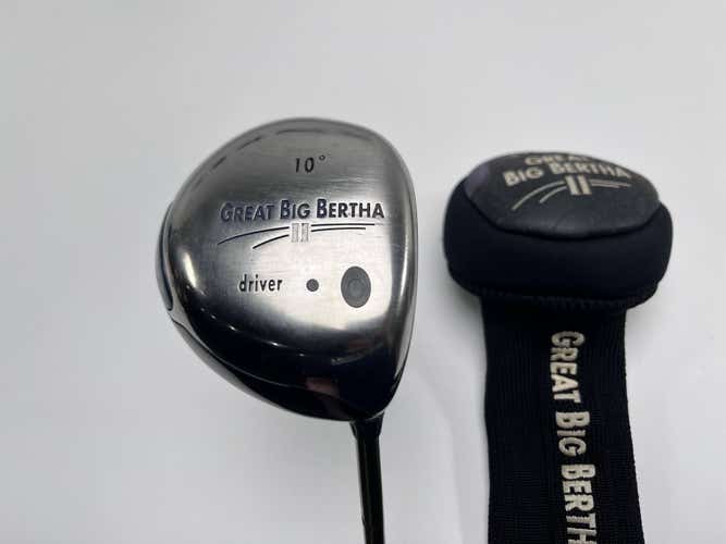 Callaway Great Big Bertha II Driver 10* Aldila NV Green 65g Stiff Graphite RH HC