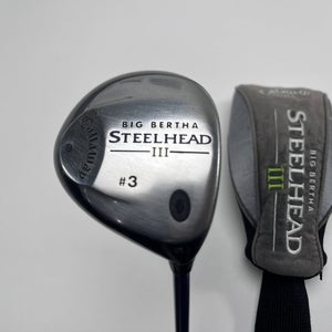 Callaway Steelhead III 3 Fairway Wood 15* System III Ladies Graphite Womens RH
