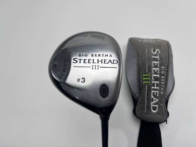 Callaway Steelhead III 3 Fairway Wood 15* System III Ladies Graphite Womens RH