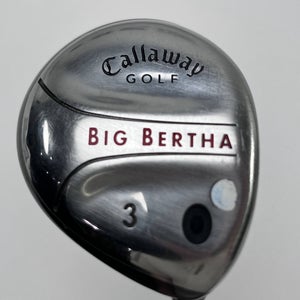 Callaway Big Bertha 2004 3 Fairway Wood 15* RCH 75w Regular Graphite Mens RH
