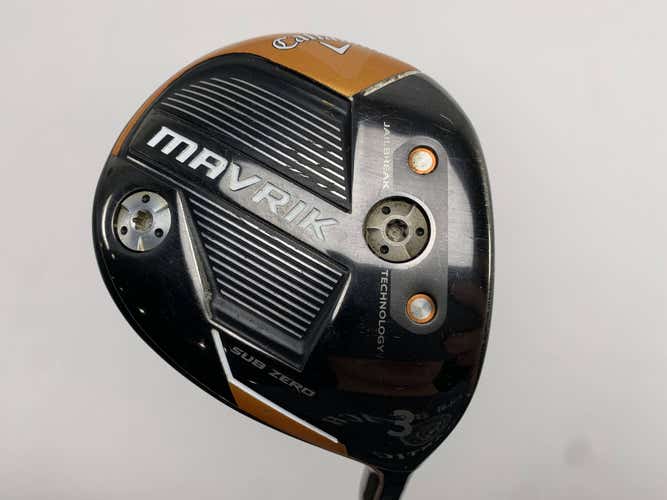 Callaway Mavrik Sub Zero 3 Fairway Wood 15* Aldila Rogue 130 MSI 70g Stiff RH
