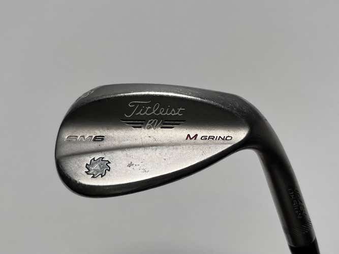 Titleist Vokey SM6 Steel Grey Wedge 58* 8 Bounce M-Grind Wedge Steel Mens RH
