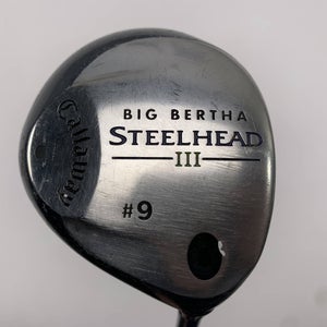 Callaway Steelhead III 9 Fairway Wood 24* System III Ladies Graphite Womens RH